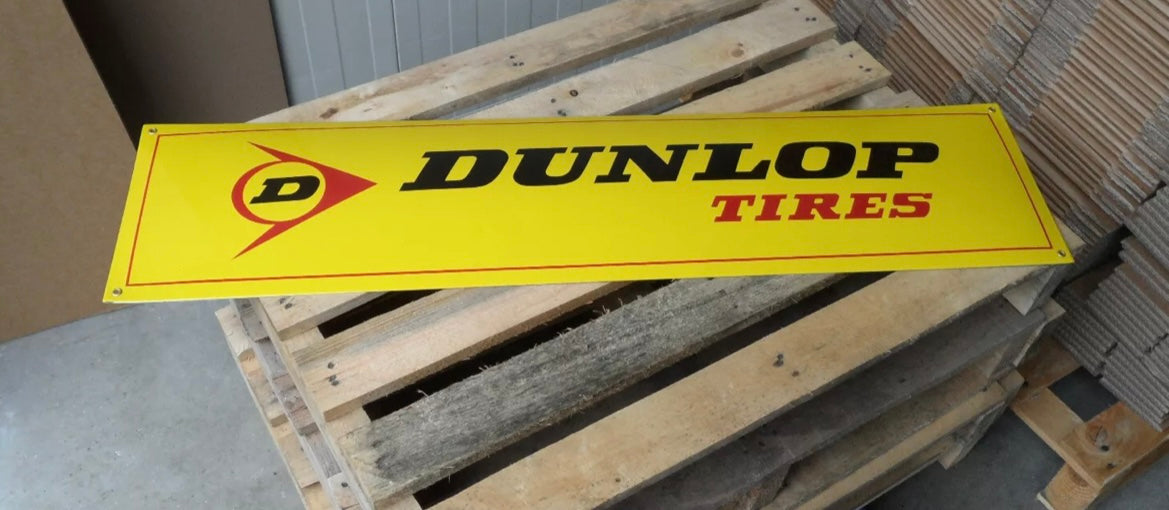 Dunlop Tyres Enamel Sign #A27