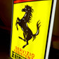 Ferrari Servizio Assistenza Illuminated Logo Sign #B29