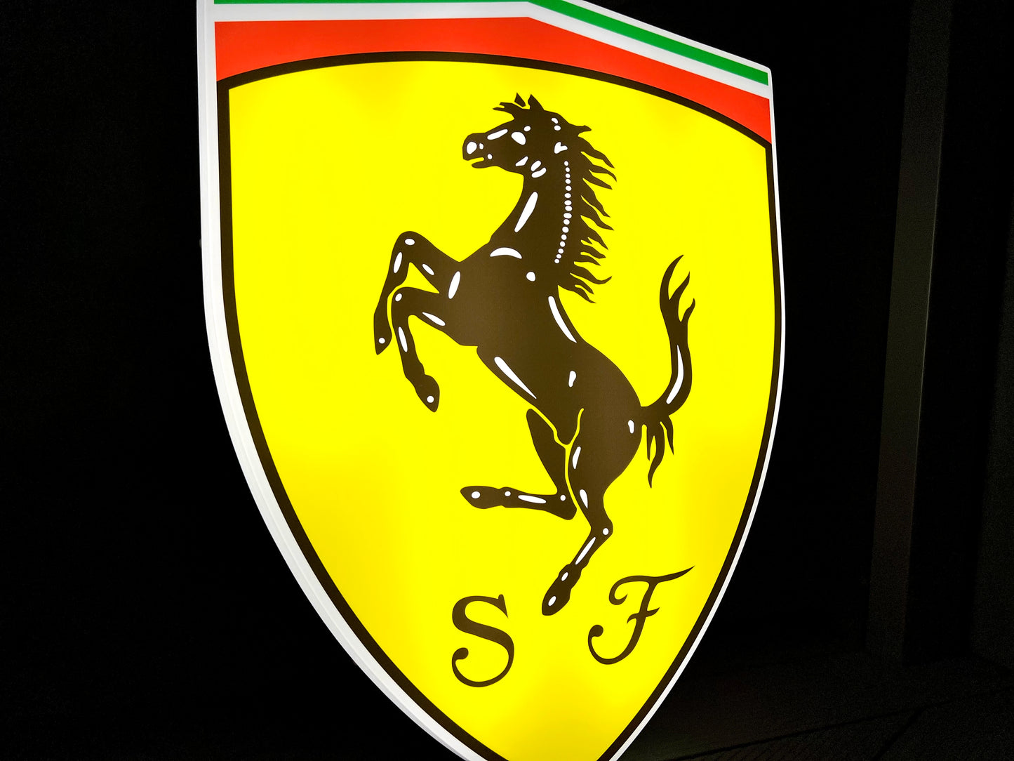 Ferrari Shield Illuminated Logo Sign #B30
