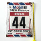 BMW Mobil 1 Esso Vintage Metal Sign #A19