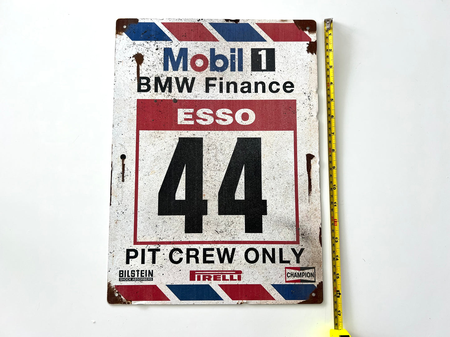 BMW Mobil 1 Esso Vintage Metal Sign #A19