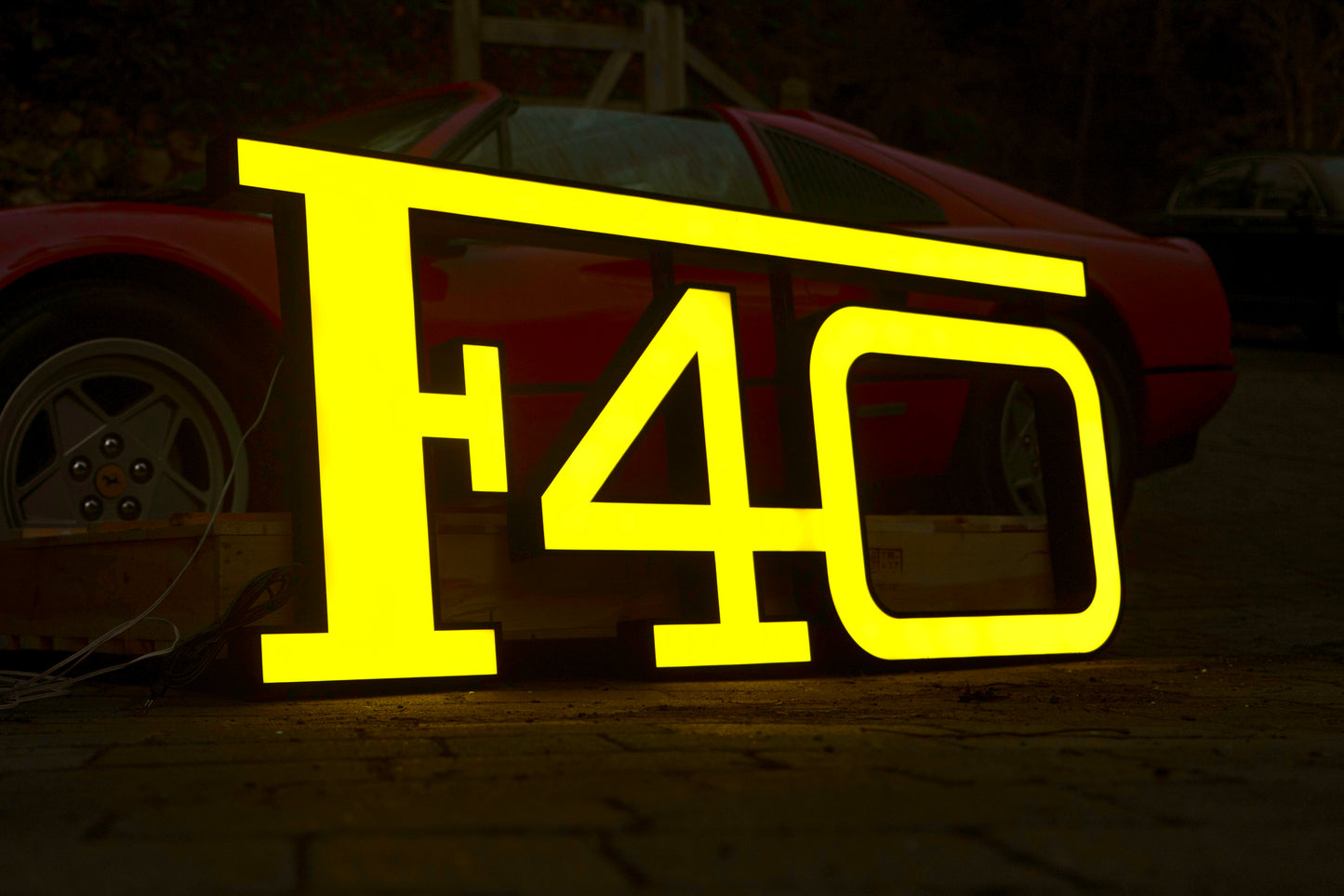 Ferrari F40 Illuminated Sign #D6