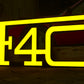 Ferrari F40 Illuminated Sign #D6