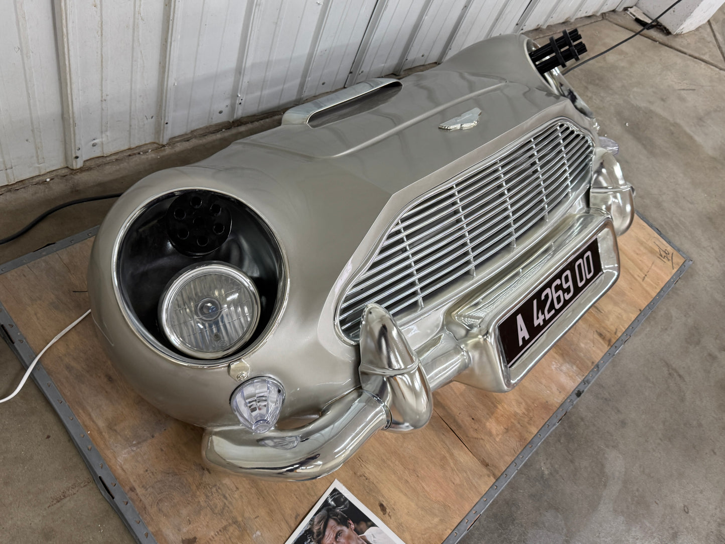 Aston Martin DB5 Full Scale Front Bumper Display Model #P1