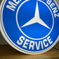 Mercedes Benz Service Round Illuminated Logo Sign #B54