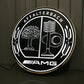 Mercedes Benz AMG Dealership Illuminated Sign Black #D53