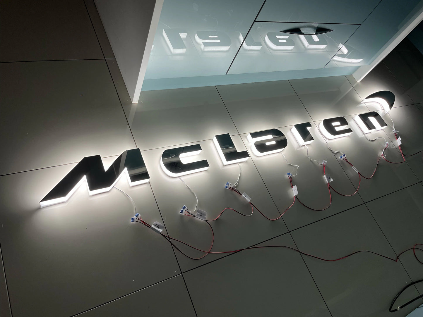 McLaren Dealership Illuminated Sign #D13