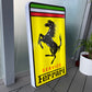 Ferrari Service Illuminated Logo Sign #B28