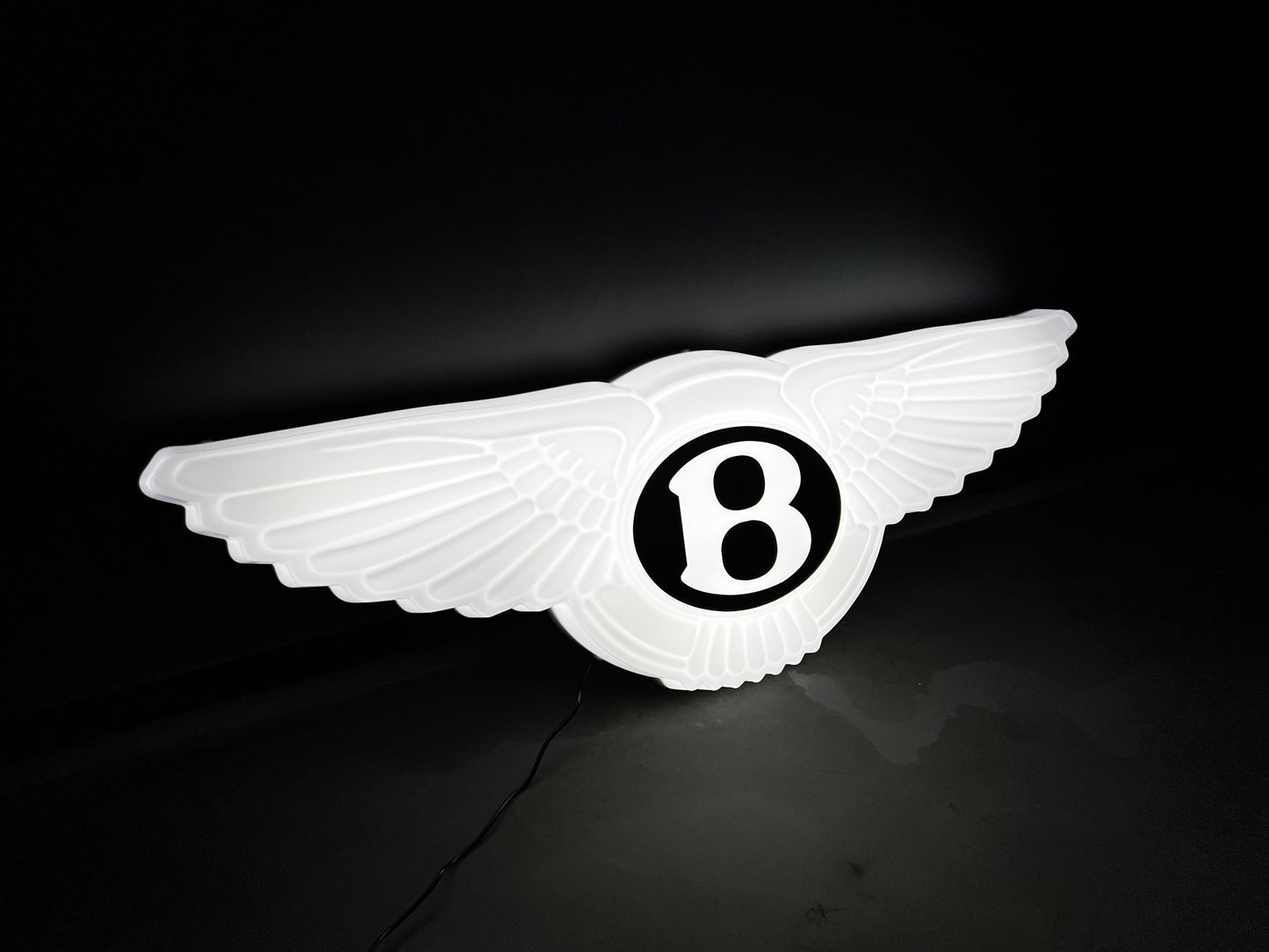 Bentley Wings Illuminated Logo Sign #B11