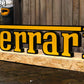 Ferrari Spellout Illuminated Logo Sign #D7