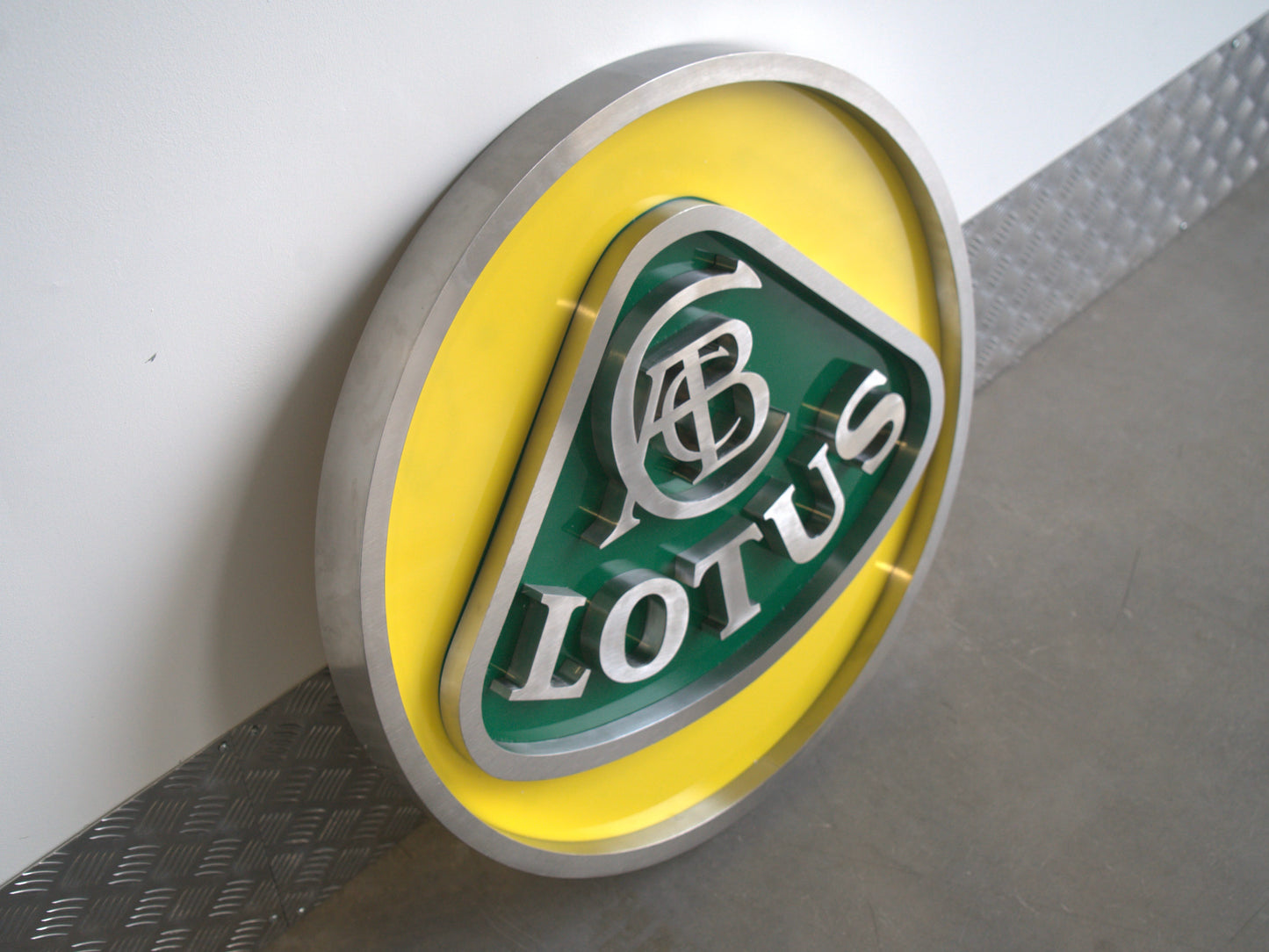 Lotus Dealership Crest Logo Sign #D52