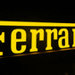 Ferrari Spellout Illuminated Logo Sign #D7