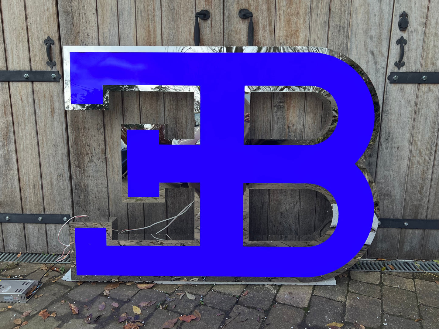 Bugatti EB Dealership Illuminated Logo Sign #D1