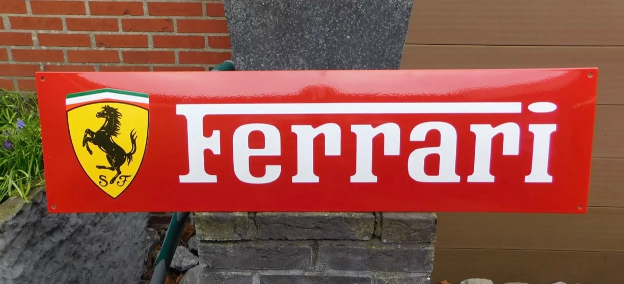 Ferrari Enamel Sign #A32