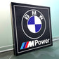 BMW M Power Illuminated Logo Sign #B13