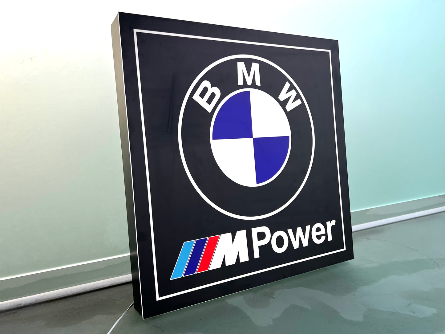 BMW M Power Illuminated Logo Sign #B13