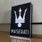 Maserati Illuminated Light Box Logo Sign #B50