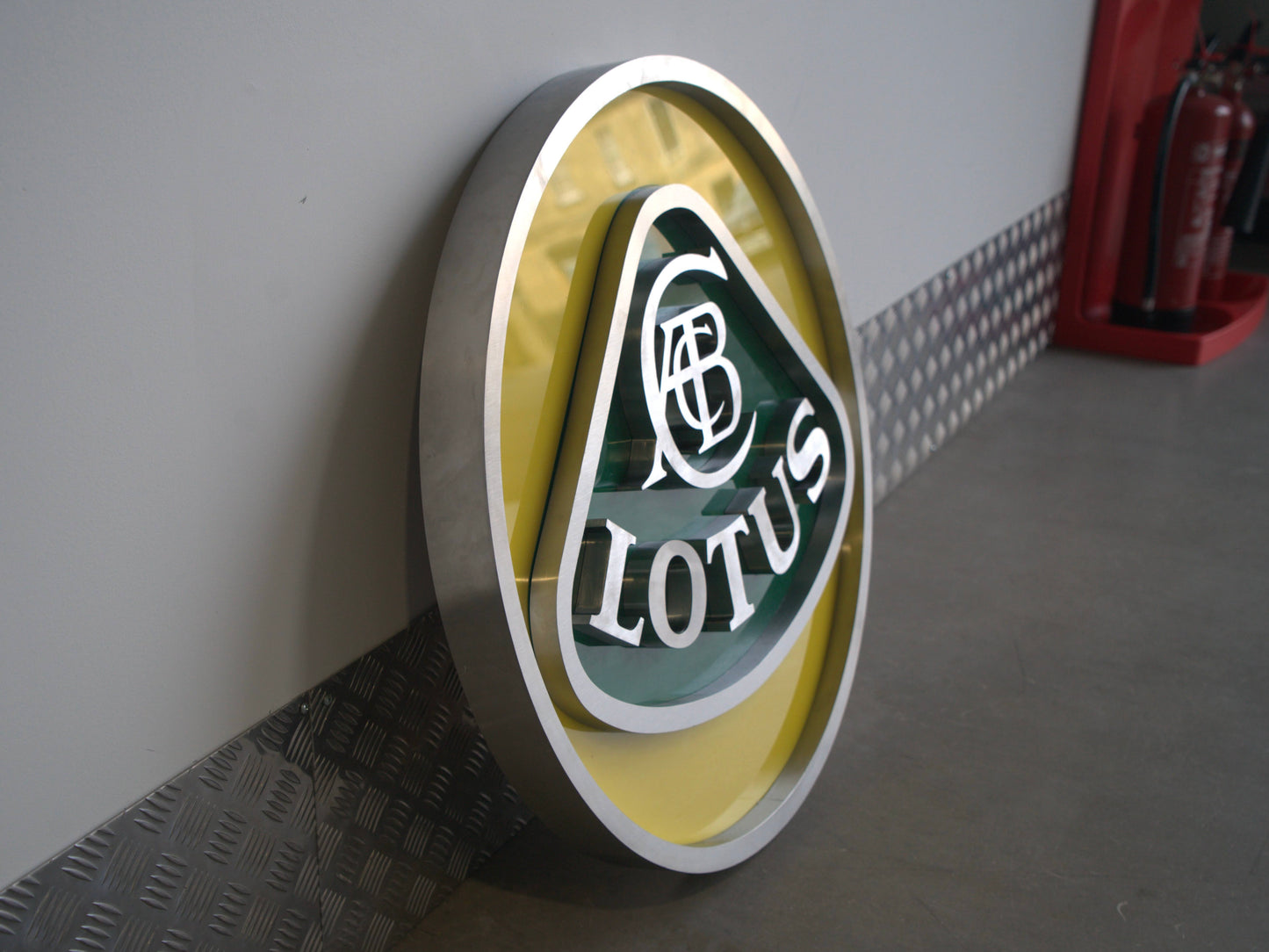 Lotus Dealership Crest Logo Sign #D52