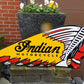 Indian Motorcycles Enamel Sign #A54