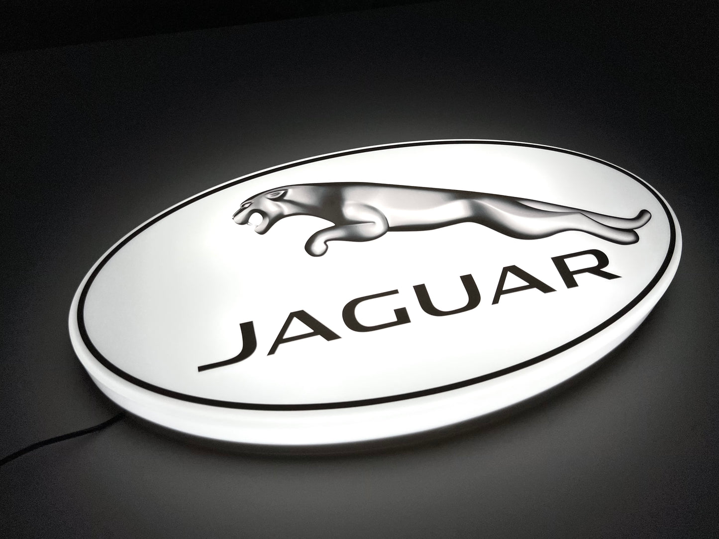 Jaguar Oval Illuminated Logo Sign #B39