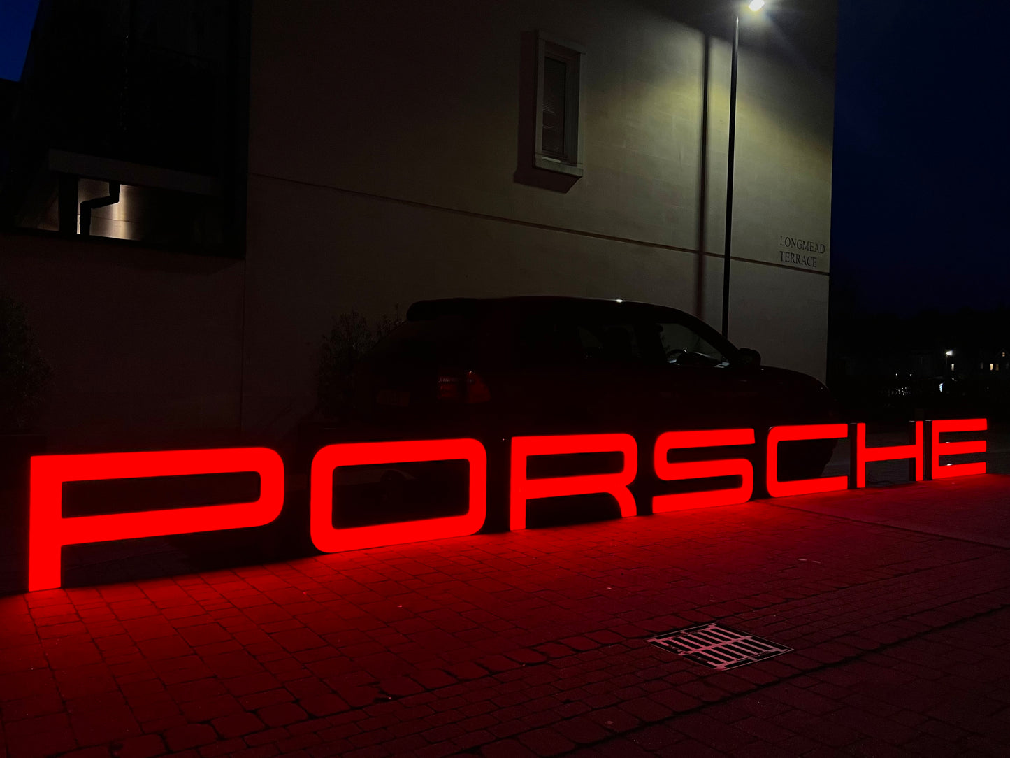 Porsche Dealership Illuminated Sign #D33