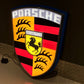 Porsche Crest Dealership Illuminated Sign #D38