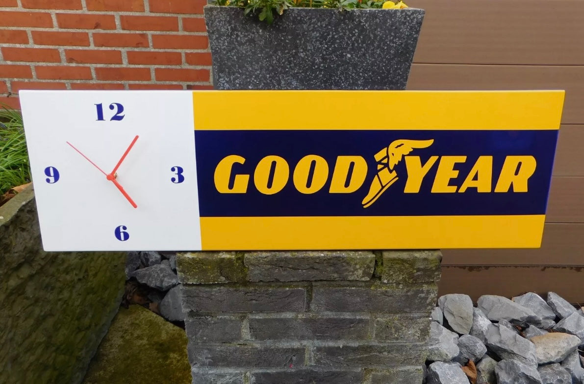 Goodyear Enamel Clock Sign #A42