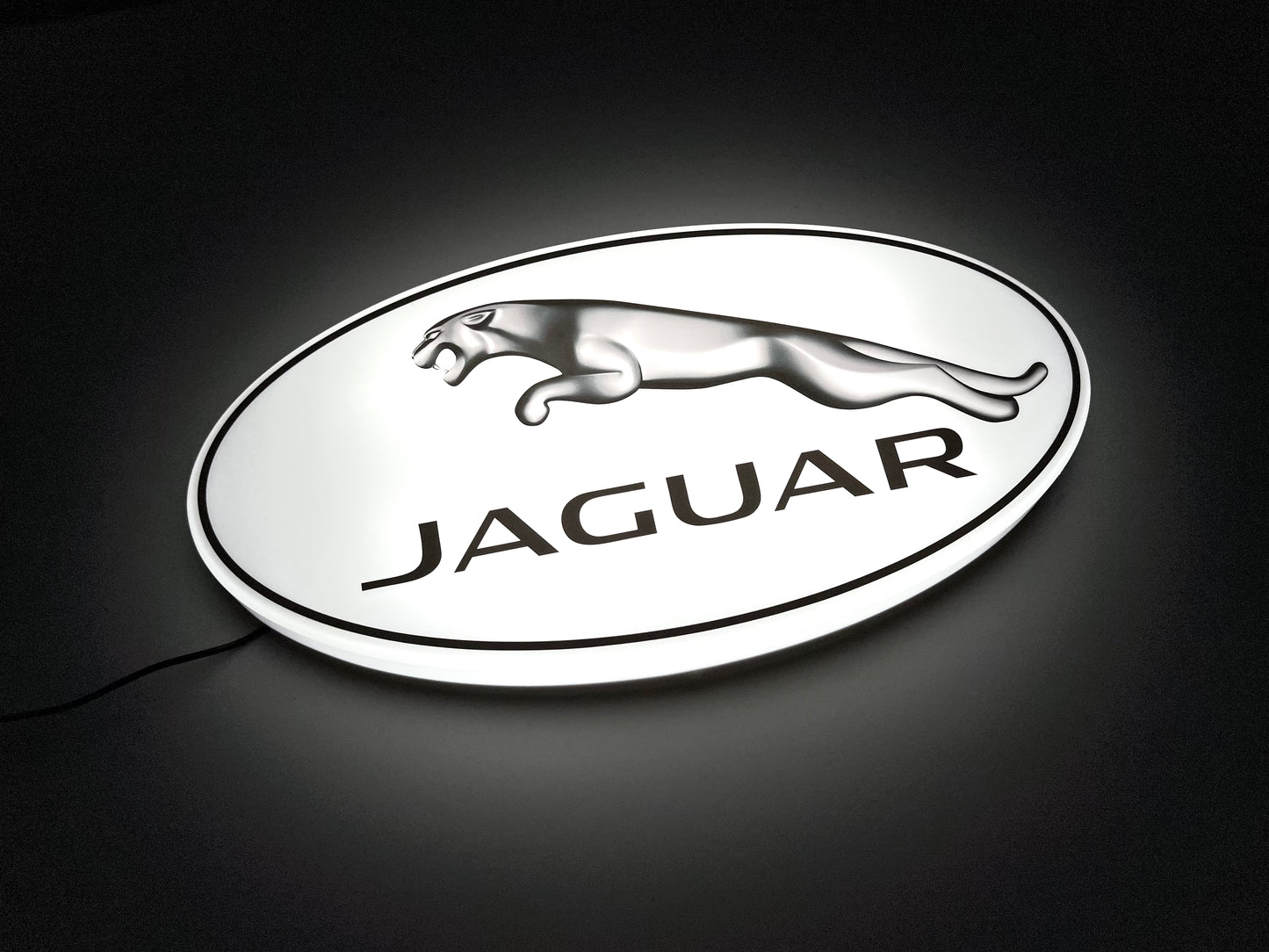 Jaguar Oval Illuminated Logo Sign #B39
