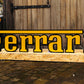 Ferrari Spellout Illuminated Logo Sign #D7