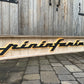 Pininfarina Illuminated Metal Sign Black #D15