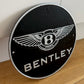 Bentley Round Metal Plaque Sign #A12