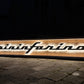 Pininfarina Illuminated Metal Sign Black #D15