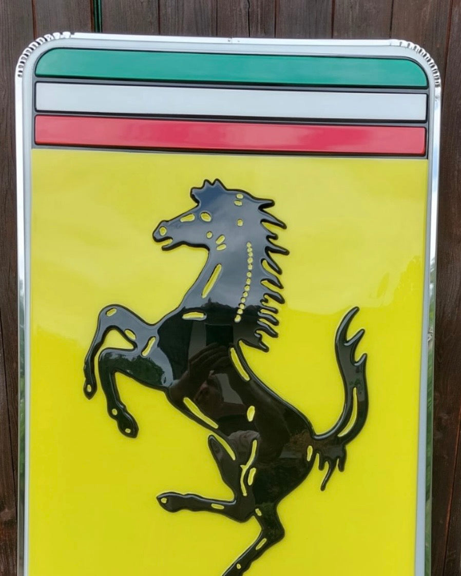 Ferrari Illuminated Logo Sign #D50