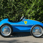 American Retro Racer Pedal Car Blue and Yellow #S16
