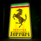 Ferrari Service Illuminated Logo Sign #B28