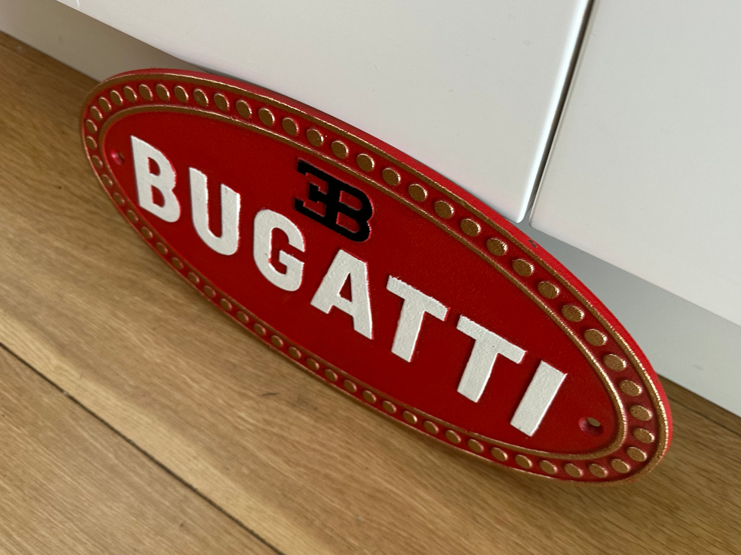 Bugatti Metal Logo Sign #A21