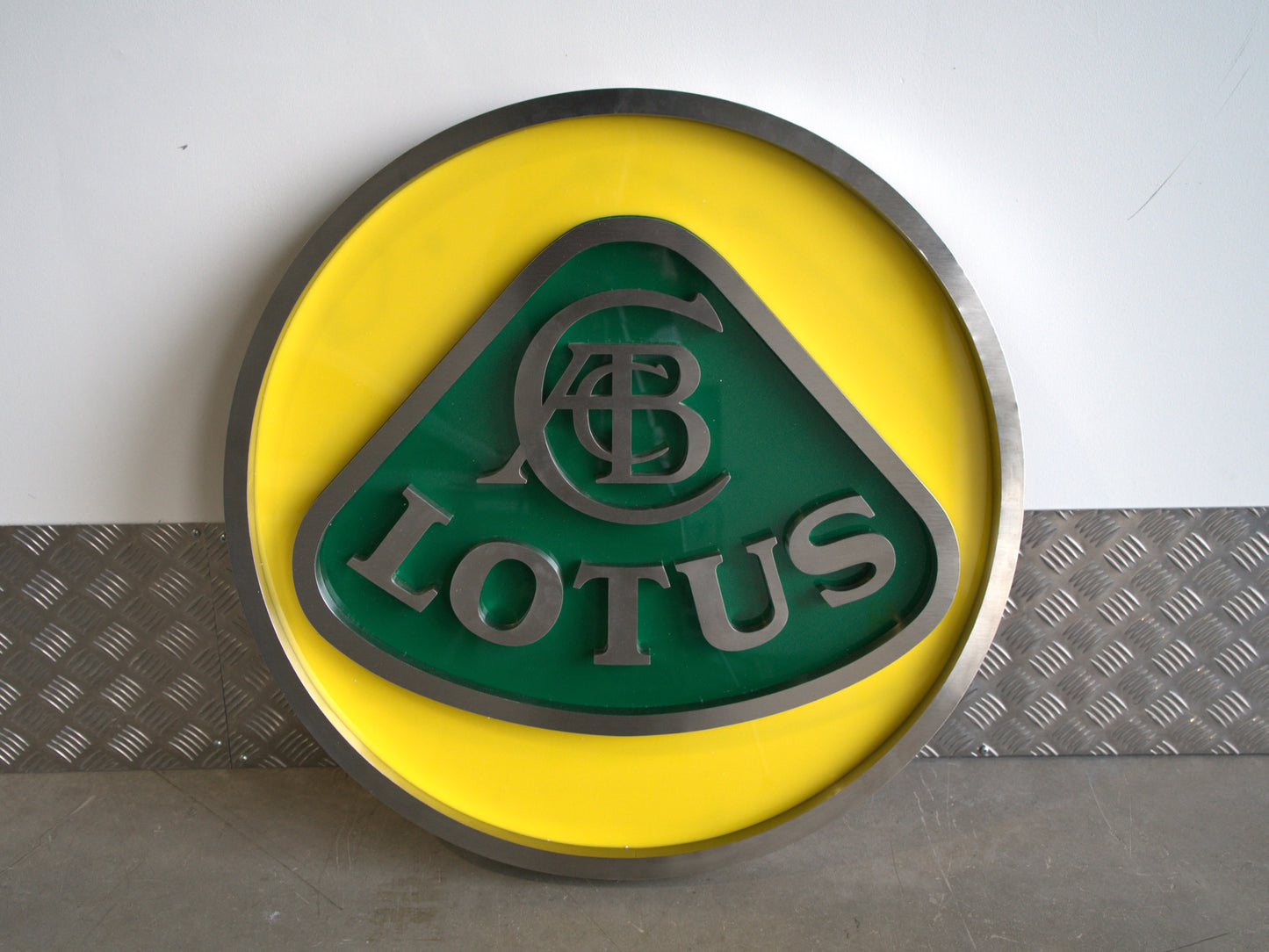 Lotus Dealership Crest Logo Sign #D52