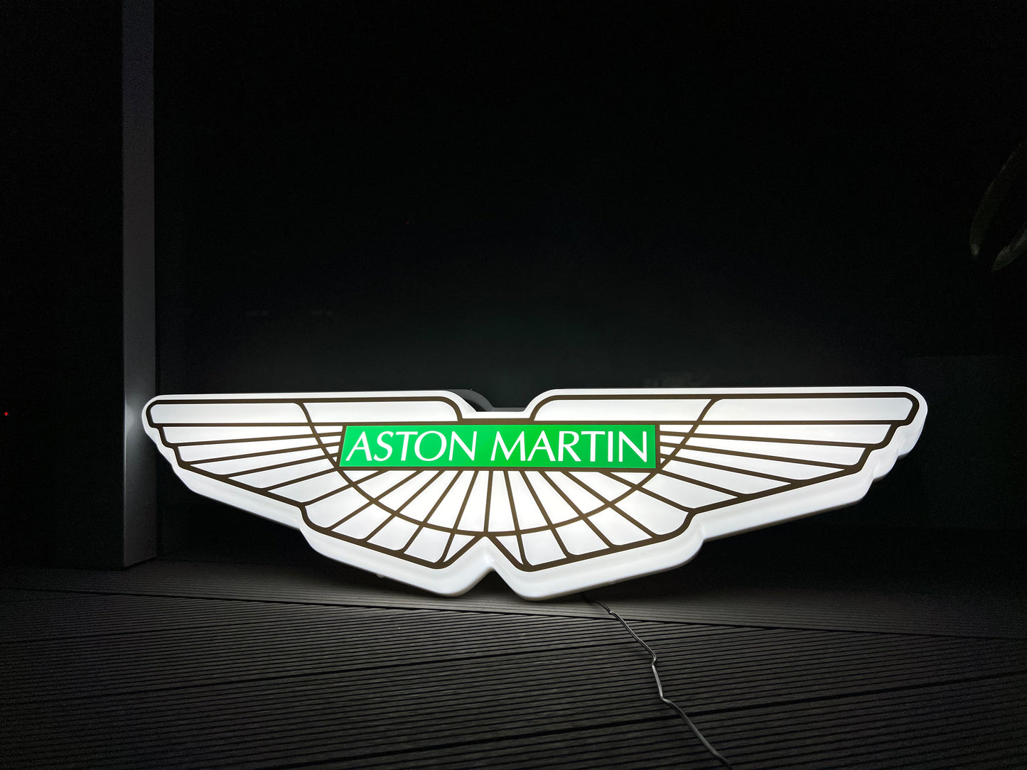 Aston Martin Illuminated Wings Sign #B6