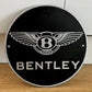 Bentley Round Metal Plaque Sign #A12