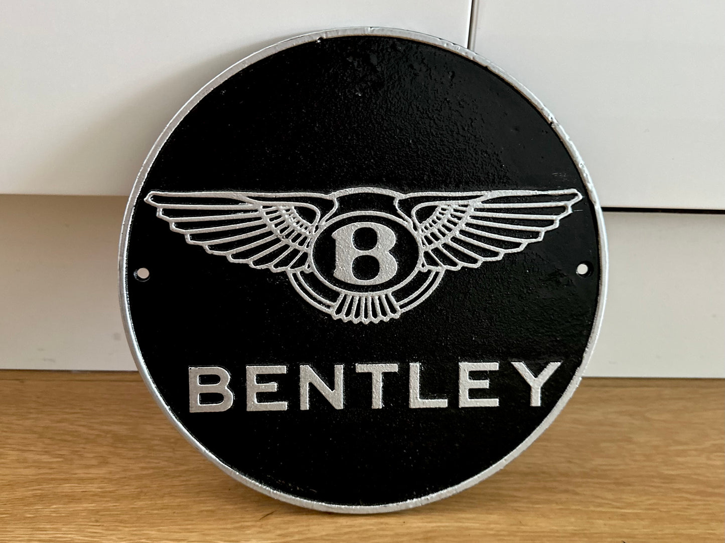 Bentley Round Metal Plaque Sign #A12