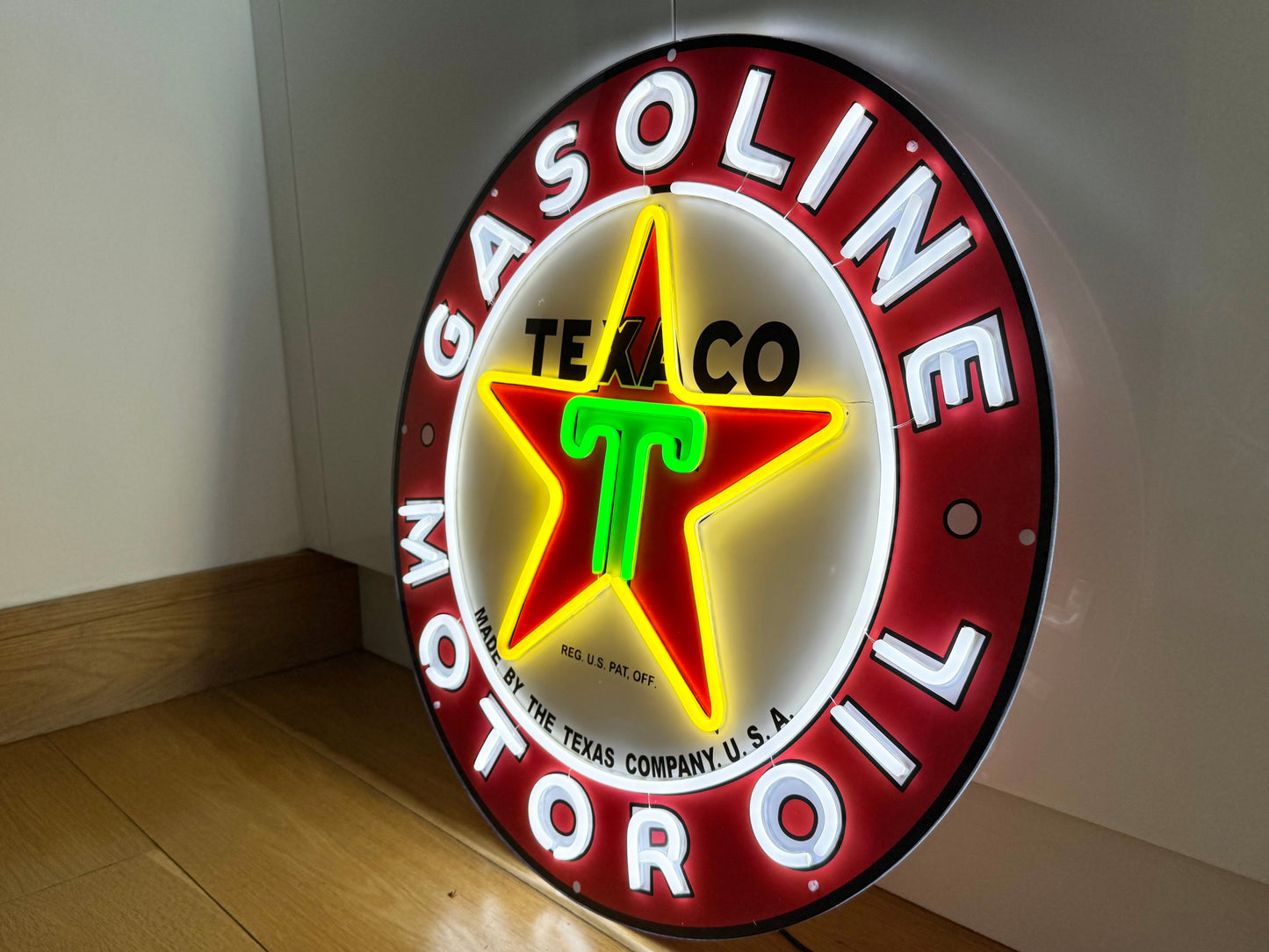 Texaco Gasoline Motor Oil Neon Sign #N143
