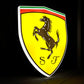 Ferrari Shield Illuminated Logo Sign #B30