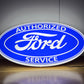Ford Service Illuminated Logo Sign #B34