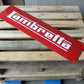 Lambretta Enamel Sign #A56