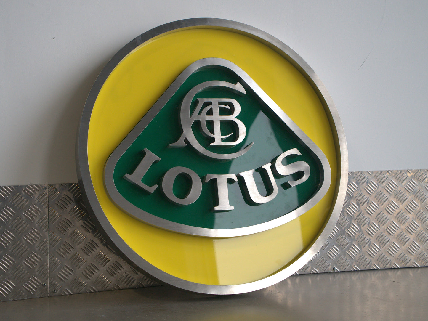Lotus Dealership Crest Logo Sign #D52