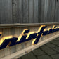 Pininfarina Illuminated Metal Sign Blue #D16