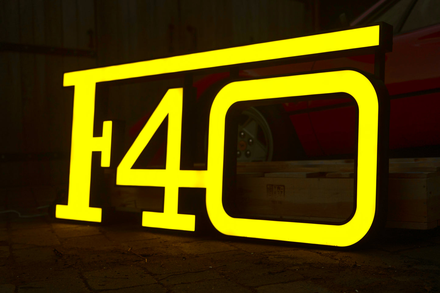Ferrari F40 Illuminated Sign #D6