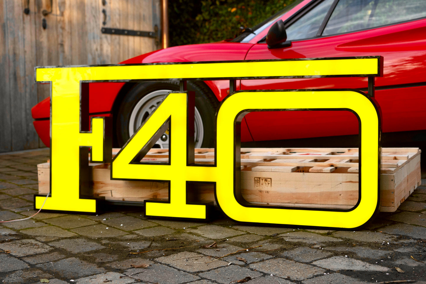Ferrari F40 Illuminated Sign #D6