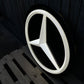 Mercedes Benz Dealership Vintage Round Illuminated Sign #D14