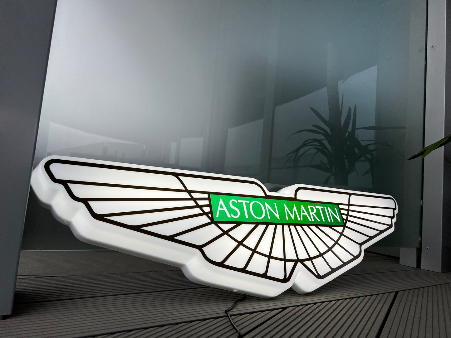 Aston Martin Illuminated Wings Sign #B6